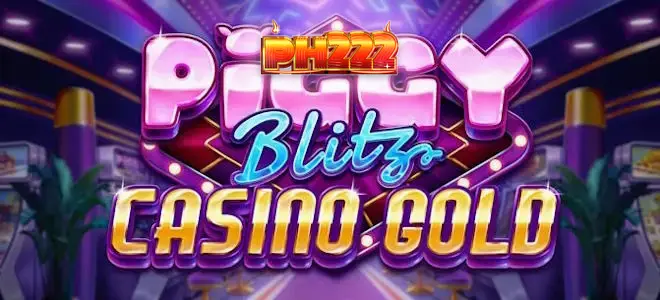 Isang masayang pig character sa isang marangyang casino setting para sa Piggy Blitz Casino Gold